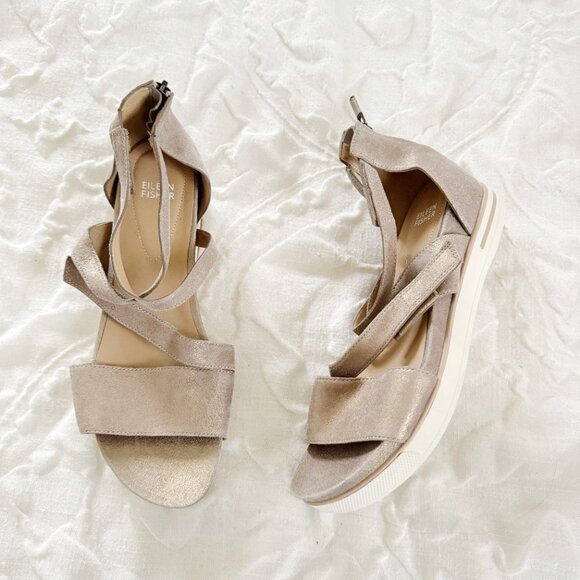 Eileen Fisher Story Sandal Size 10 New - Picture 3 of 6
